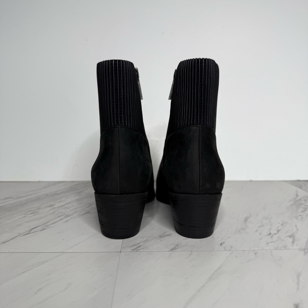 Vionic Shantelle Black Nubuck Bootie 7 - Picture 3 of 15